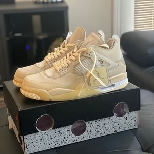JORDAN OFF WHITE 4 SAIL 12 MENS/ 13.5 WOMENS NEW